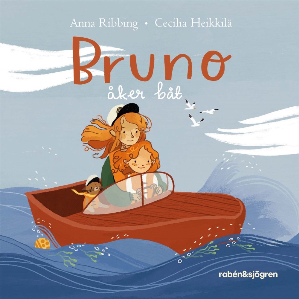 Anna Ribbing Bruno åker båt (bok, board book)