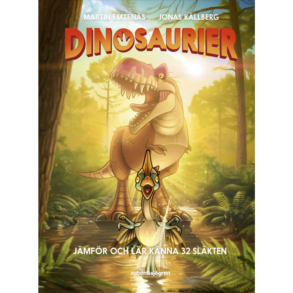 Martin Emtenäs Dinosaurier : Jämför och lär känna 32 släkten (inbunden)