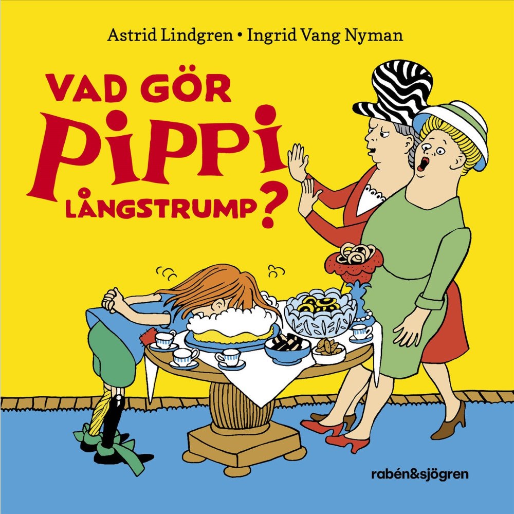 Astrid Lindgren Vad gör Pippi Långstrump? (bok, board book)