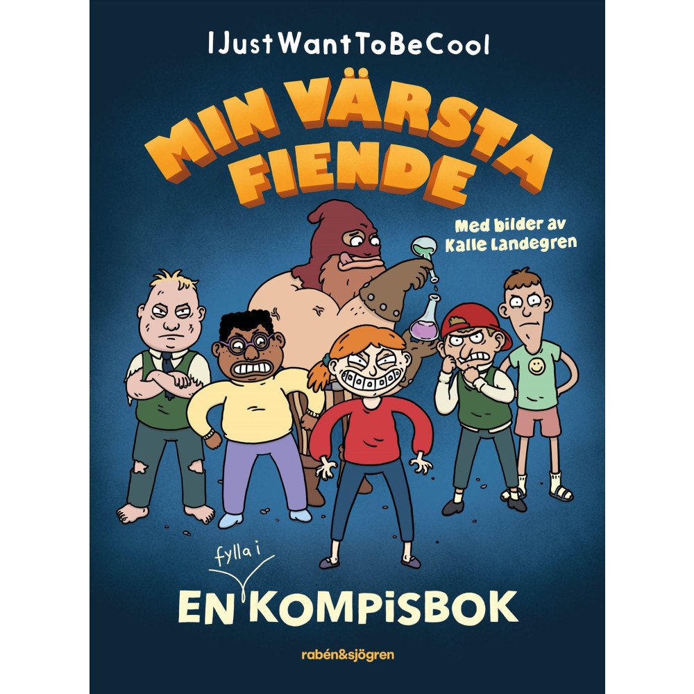 Rabén & Sjögren Min värsta fiende - en kompisbok (inbunden)