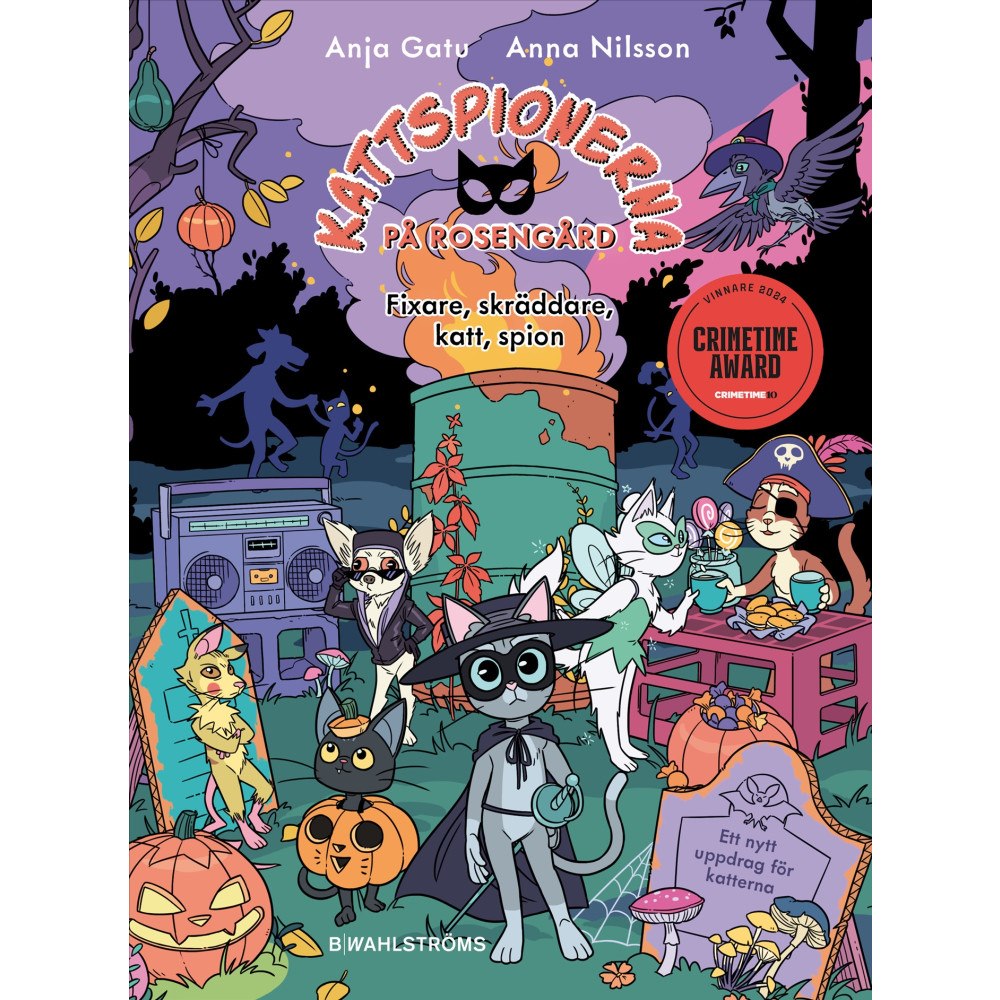 Anja Gatu Fixare, skräddare, katt, spion (inbunden)