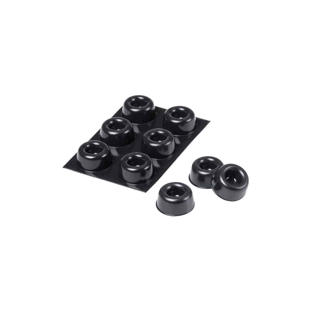 3M 3M SJ5009BL, Svart, Polyuretan, Gummi, Rund, 2,23 cm, 10,1 m...