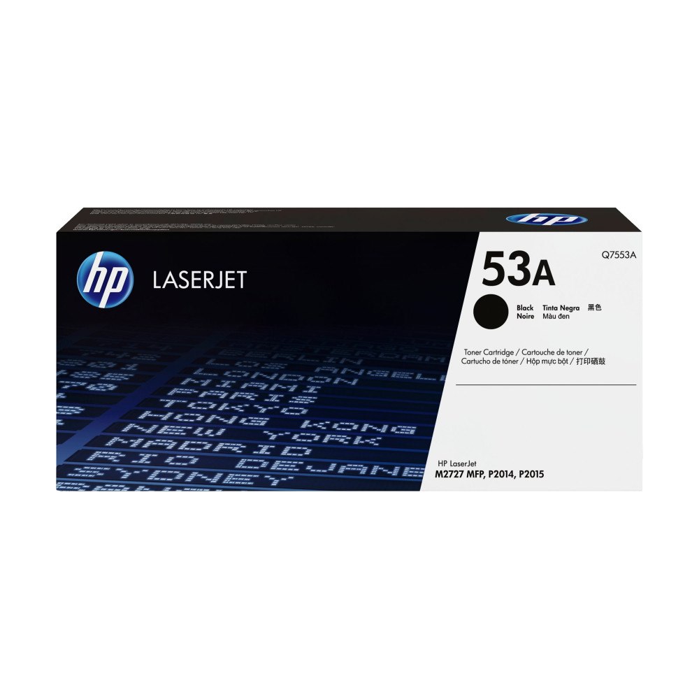 Hewlett-Packard HP 53A - svart - original - LaserJet - tonerkassett (Q7553A)