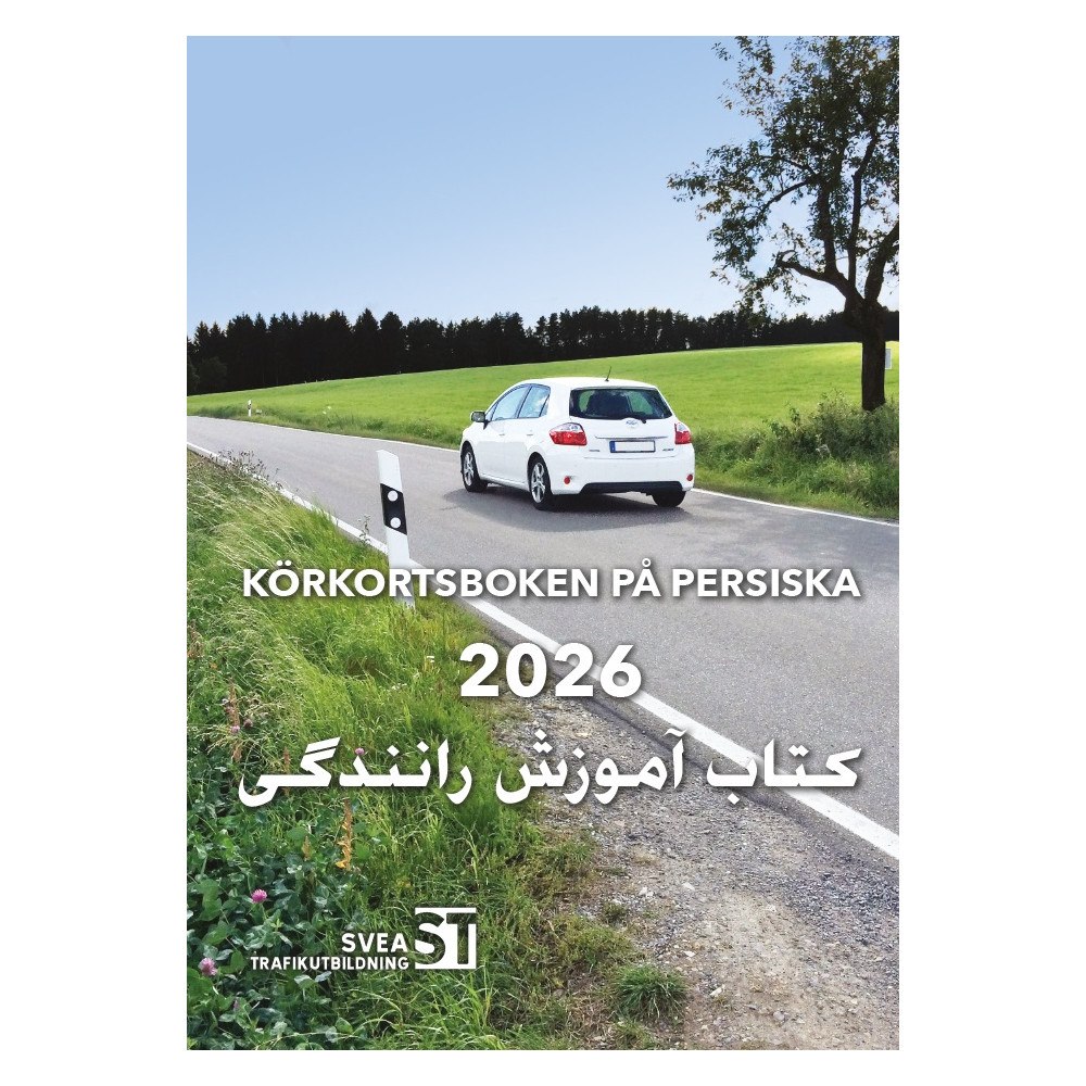 Svea Trafikutbildning Körkortsboken på Persiska 2026 (häftad, per)