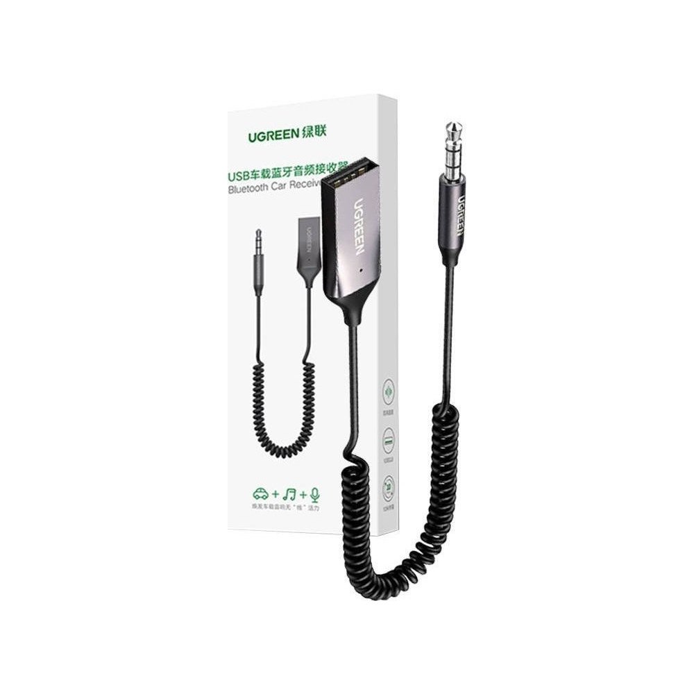 Ugreen Bluetooth-adapter Ugreen bil Bluetooth-mottagare 70601B (grå...