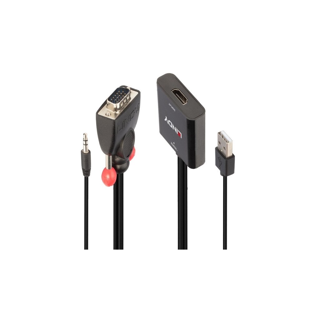Lindy Lindy videokort - HDMI / VGA - 60 cm