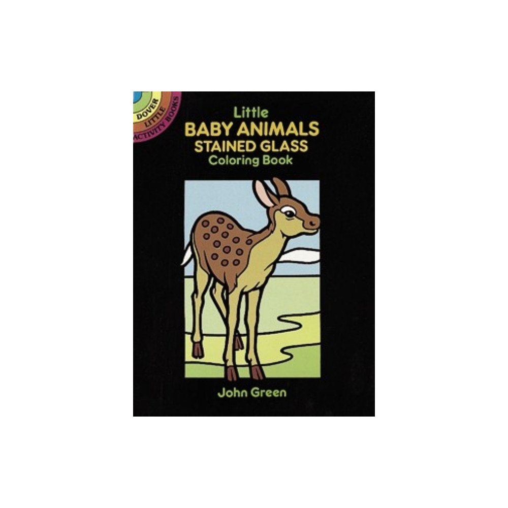 Dover publications inc. Little Baby Animals Stained Glass Coloring Book (häftad, eng)