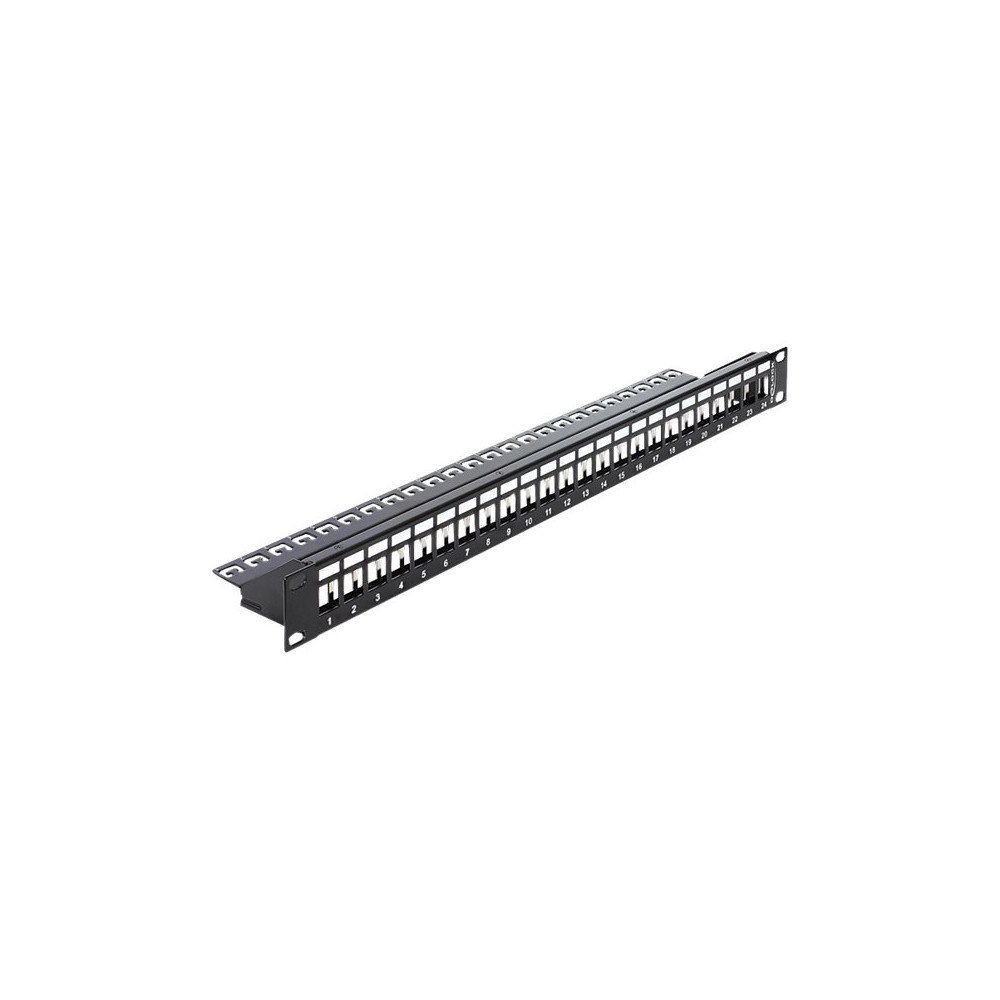 DeLOCK Delock Keystone Patch Panel - patch-panel - 1U - 19"
