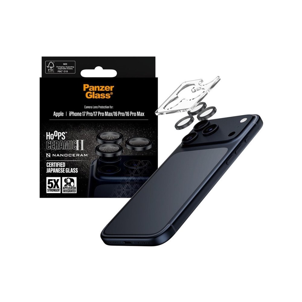 PanzerGlass PanzerGlass Hoops Ceramic II - linsskydd för mobiltelefon