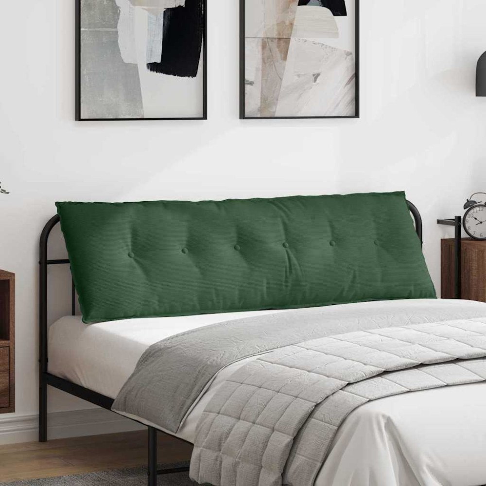 vidaXL Ryggkudde Jungelgrön 160 x 50 cm Kordread tyg