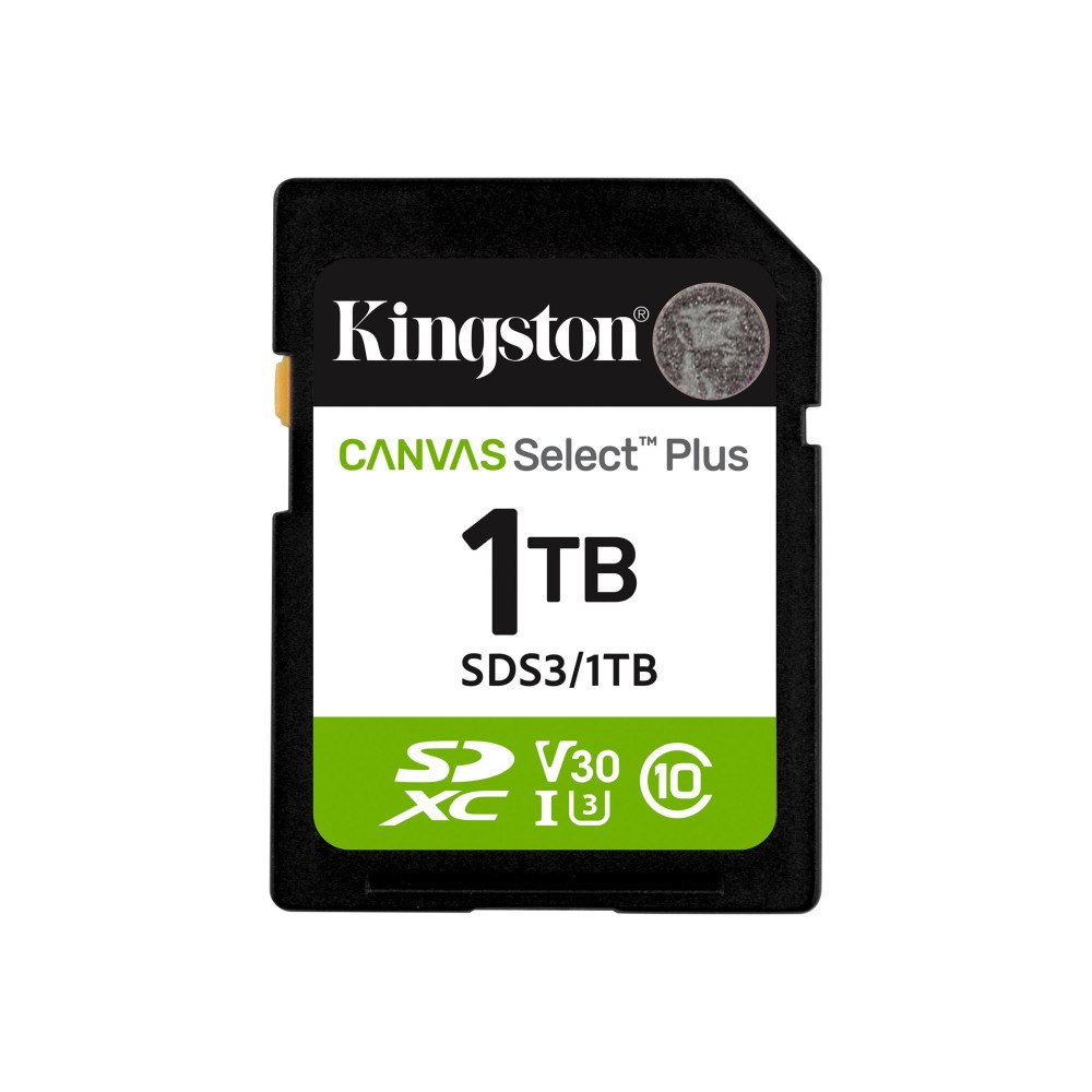Kingston Kingston Canvas Select Plus - flash-minneskort - 1 TB - SDXC UHS-I