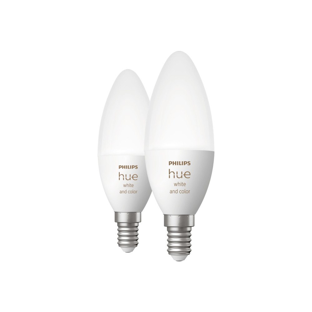 Philips Philips Hue White and Color Ambiance - LED-glödlampa - form: B39 - E14 - 4 W - 16 miljoner färger - 2000-6500 K (paket o...