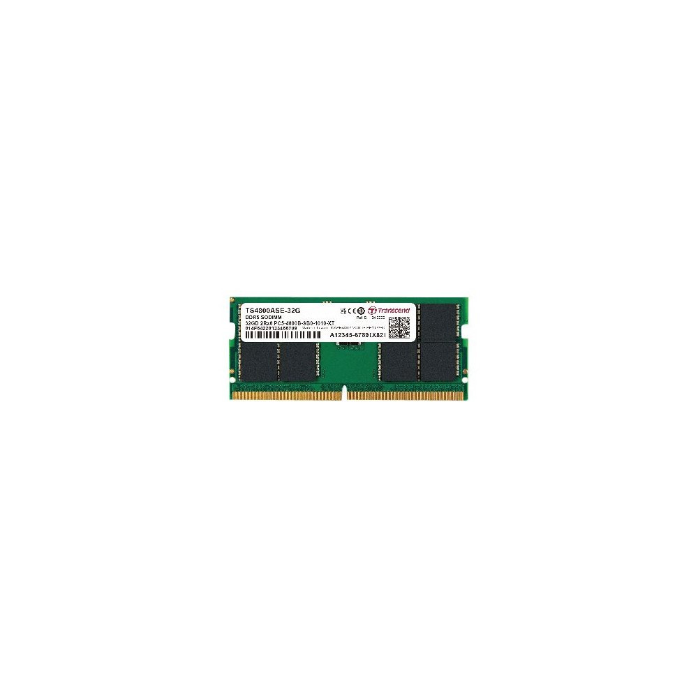 Transcend Information Transcend JetRAM - DDR5 - modul - 8 GB - SO DIMM 262-pin - 4800 MHz / PC5-38400 - ej buffrad
