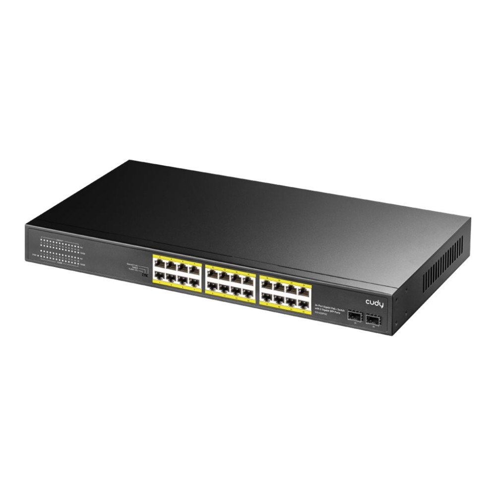 Shenzhen Cudy Technology Cudy GS1028PS2 - switch - 24 portar - rackmonterbar