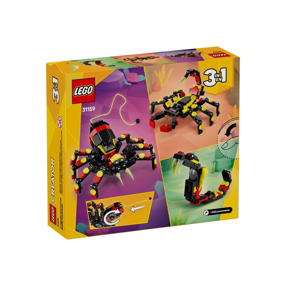 LEGO LEGO Creator 3in1 31159 - Vilda Djur: Överraskande Spindel - byggsats