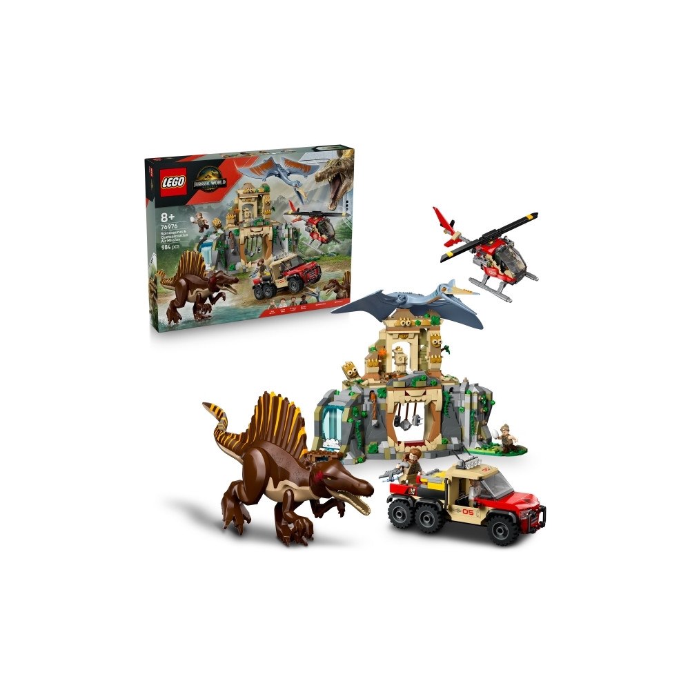 LEGO LEGO Jurassic World 76976 - Spinosaurus & Quetzalcoatlus Luftexpedition - byggsats