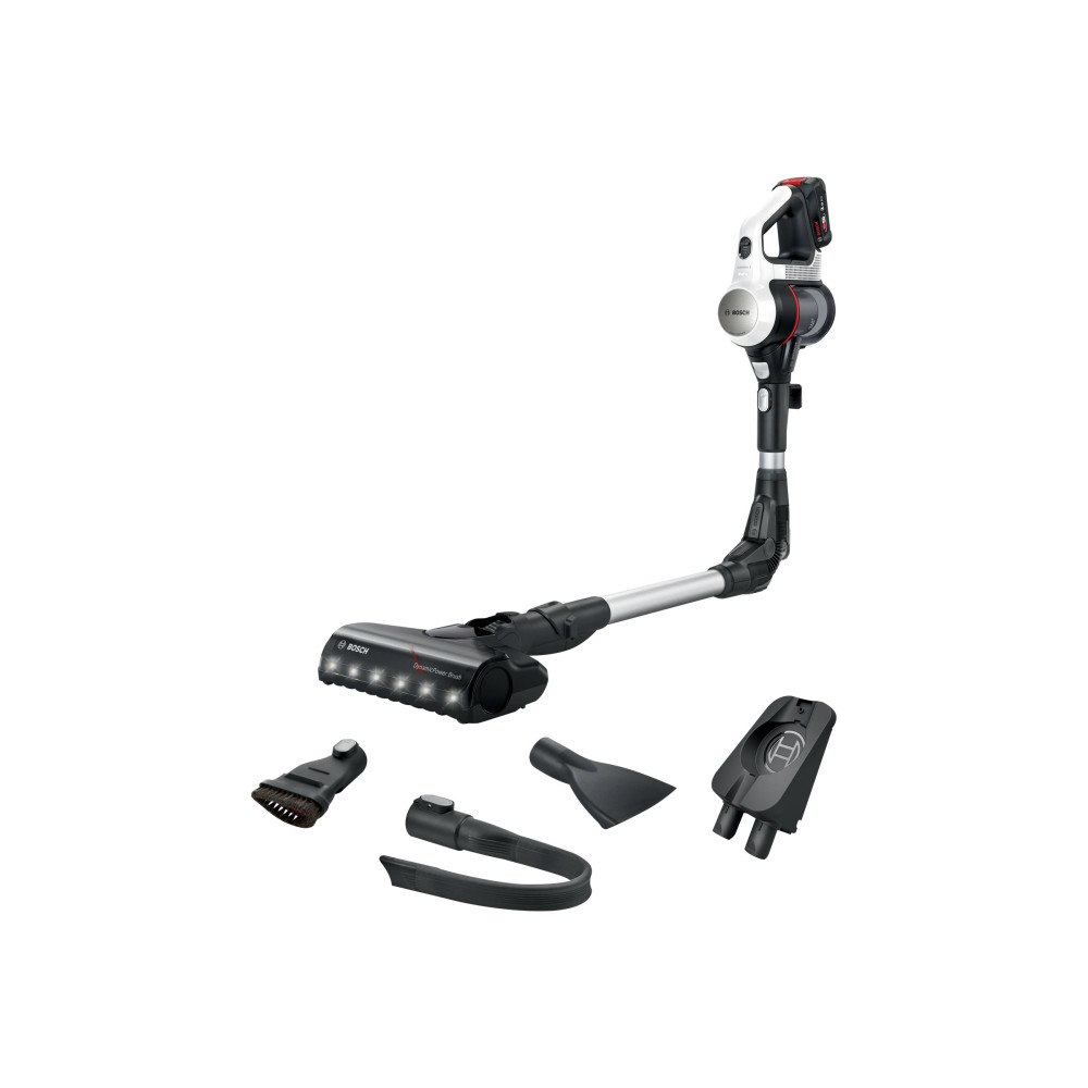 Bosch Group Bosch Unlimited 7 BBS711W - dammsugare - sladdlös - skaft/handhållen laddare medföljer - vit