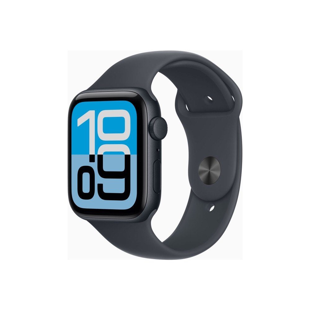Apple Apple Watch SE 3 (GPS) - midnattsaluminium - smart klocka med sportband - midnatt - 64 GB
