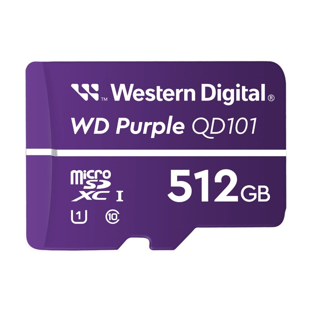 SANDISK WD Purple - flash-minneskort - 512 GB - microSDXC