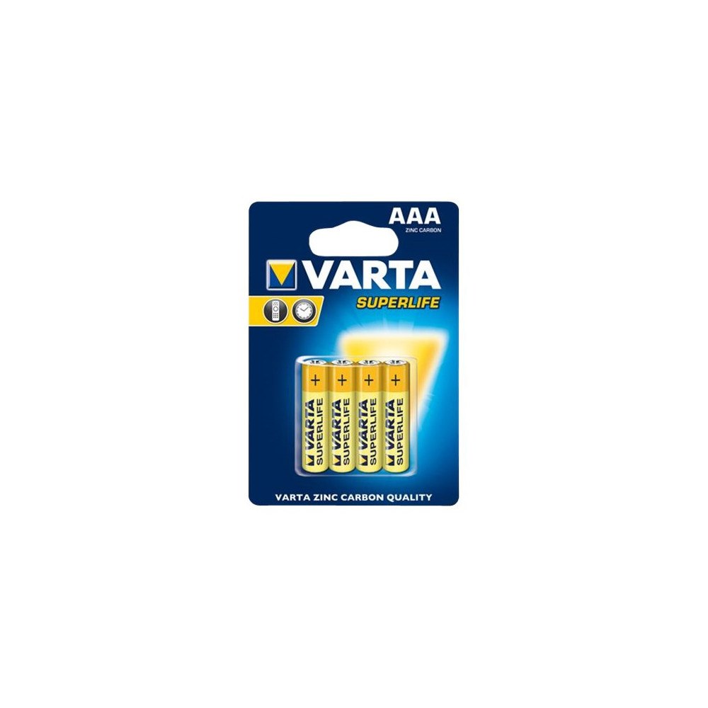 Varta Varta Superlife batteri - 4 x AAA - Kolzink