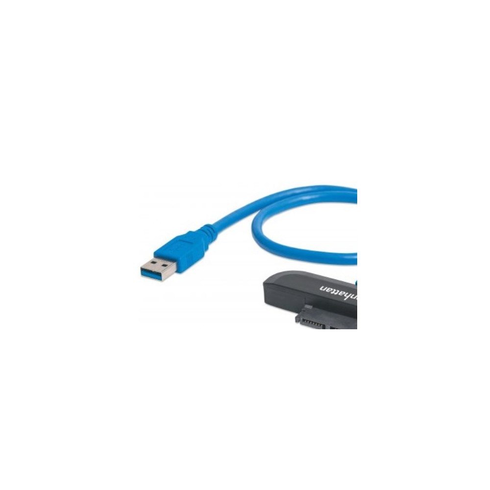 Manhattan Manhattan USB-A to SATA 2.5" Adapter Cable, 42cm, Male to Male, 5 Gbps (USB 3.2 Gen1 aka USB 3.0), Supports 48-bit LBA,...
