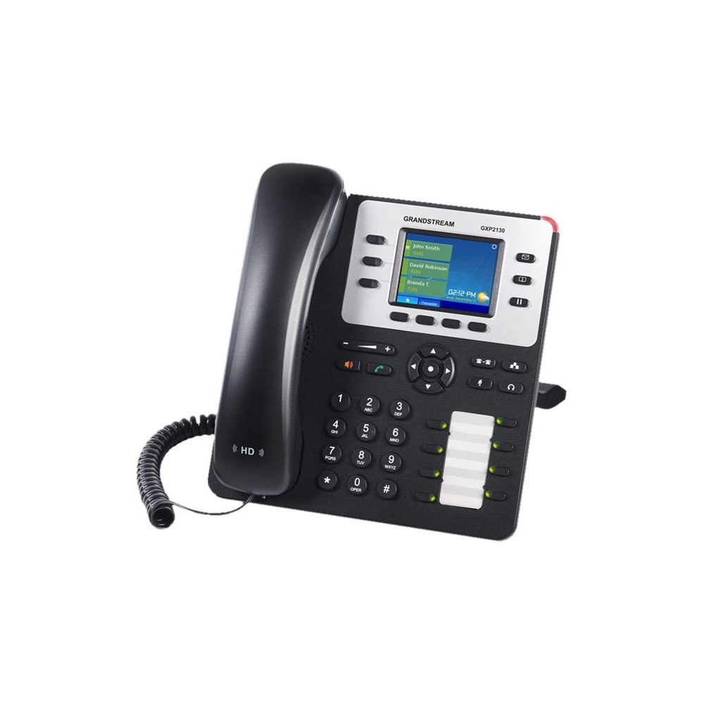 Grandstream Networks Grandstream GXP2130 - VoIP-telefon - 4-riktad samtalsförmåg
