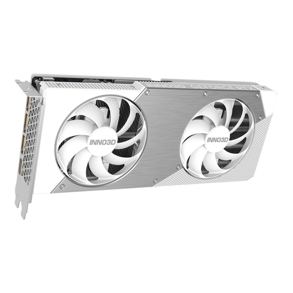 InnoVISION Multimedia Technologies Inno3D GeForce RTX 5060 Ti 16GB TWIN X2 OC - grafikkort - GeForce RTX 5060 Ti - 16 GB - vit