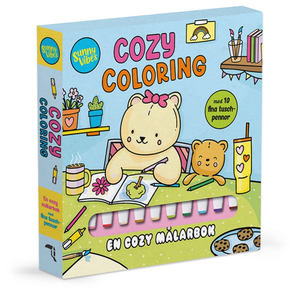 Tukan Förlag Målarbok : Cozy coloring
