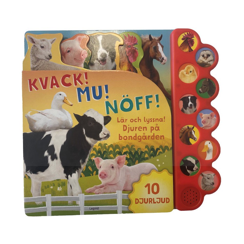 Legind Lär och lyssna! Djuren på bondgården - med 10 djur!