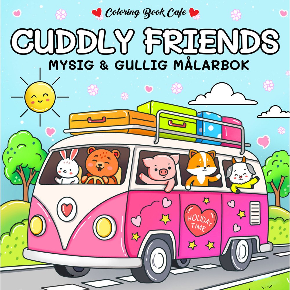 Legind Målarbok : Cozy Cuddly Friends