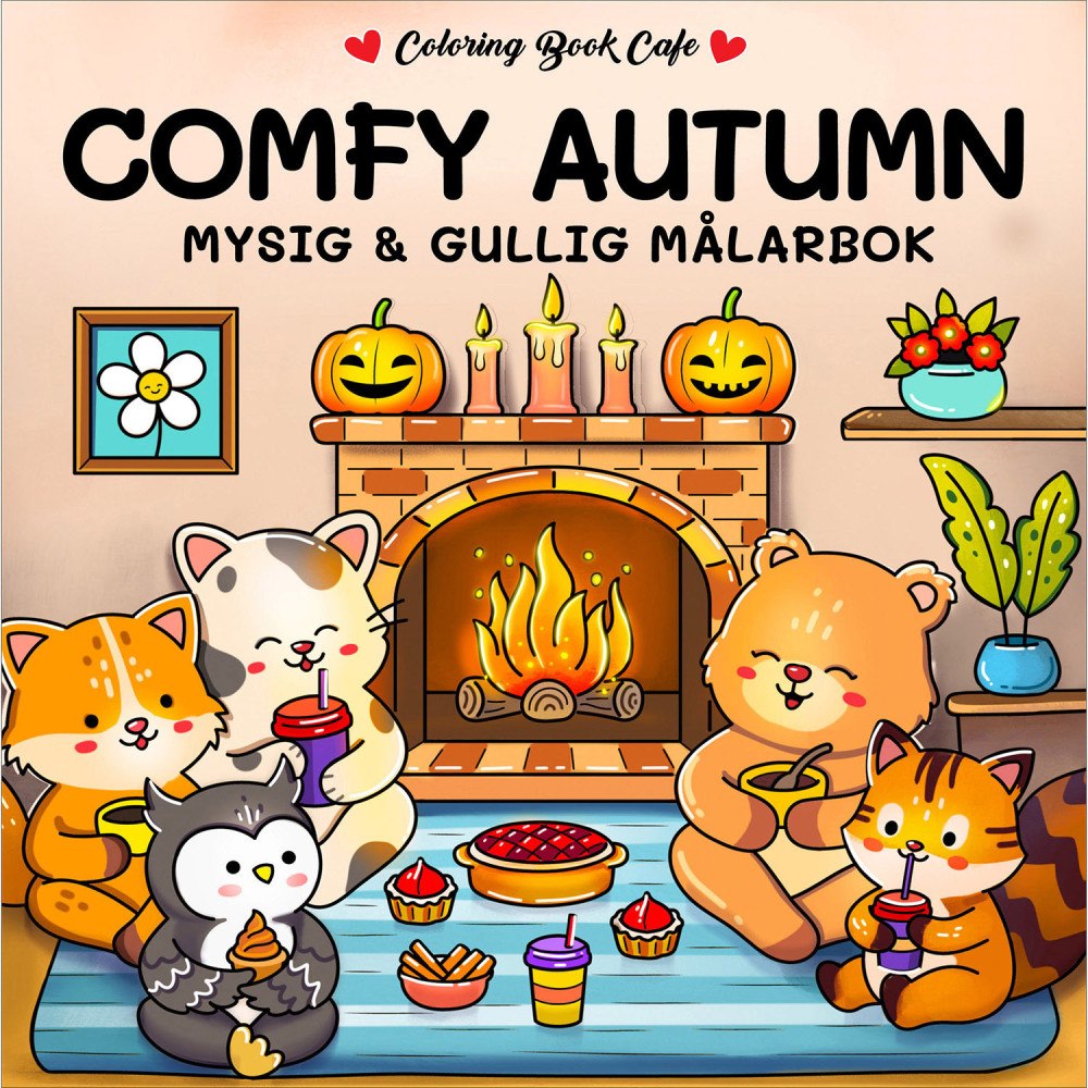 Legind Målarbok : Cozy Comfy Autumn