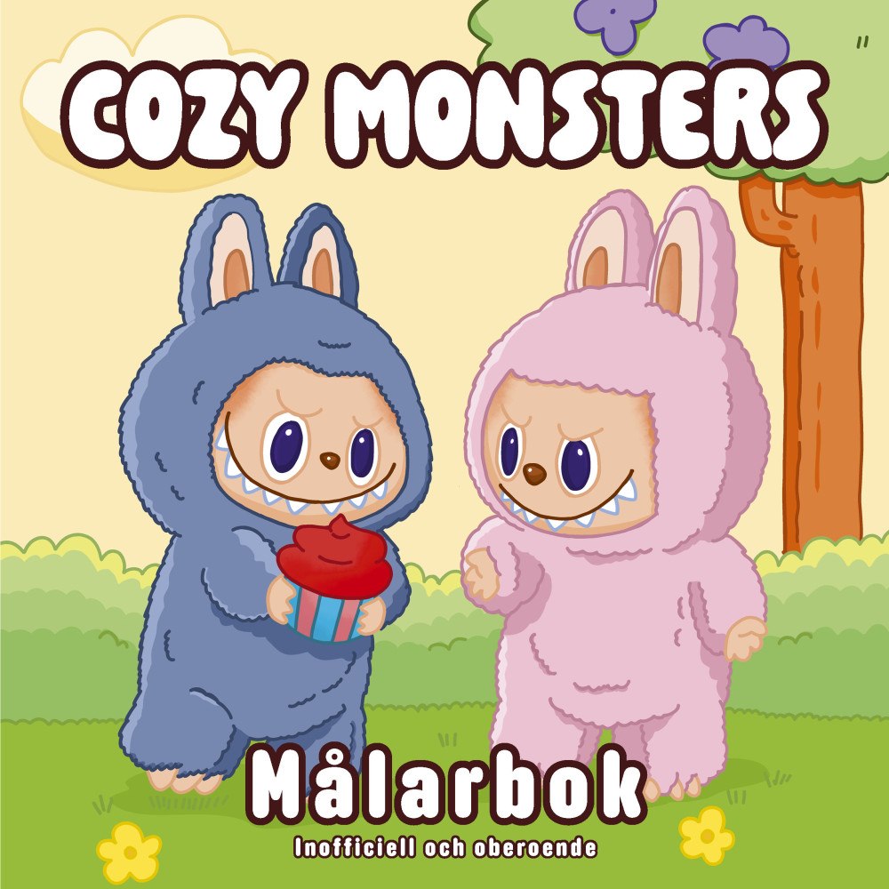 Tukan Förlag Cozy monsters målarbok (häftad)