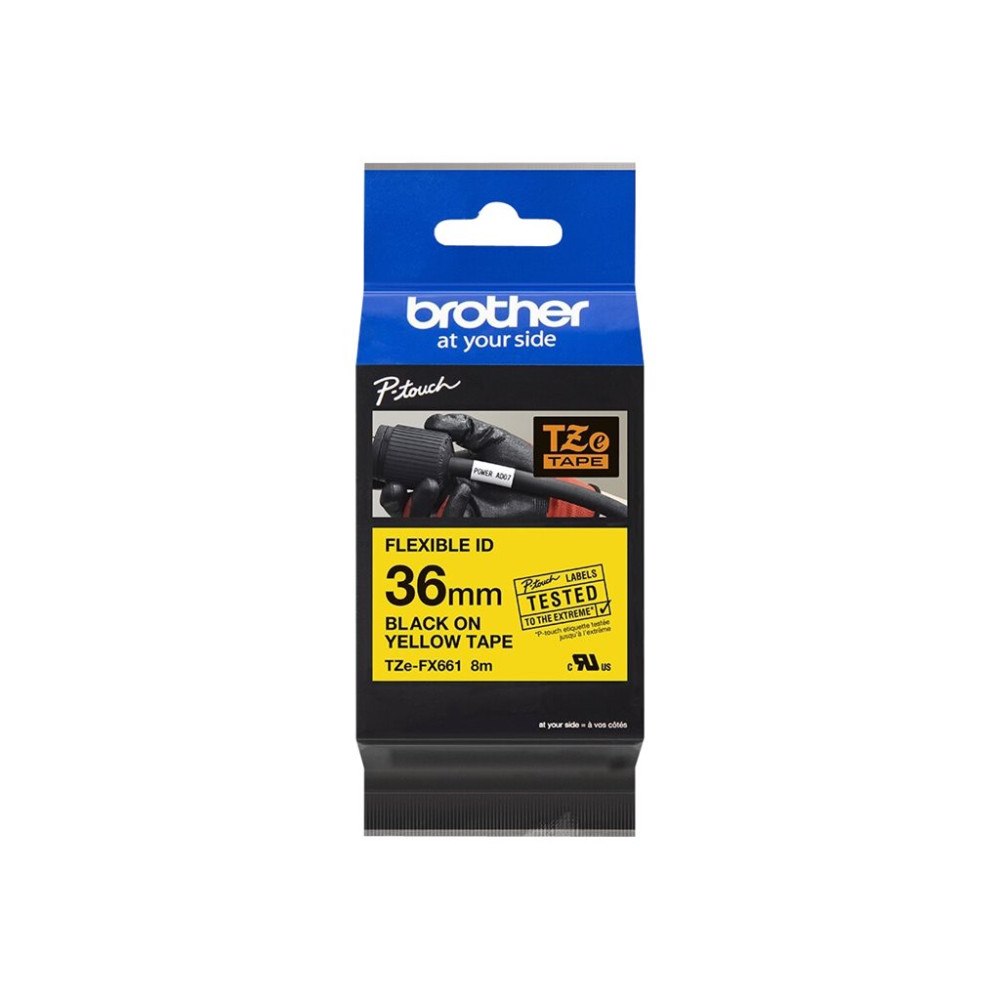 Brother Brother TZe-FX661 - flexibel tape - 1 kassett(er) - Rulle 3,6 cm x 8 m)
