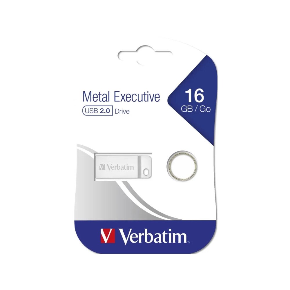 VERBATIM Verbatim Metal Executive - USB flash-enhet - 16 GB