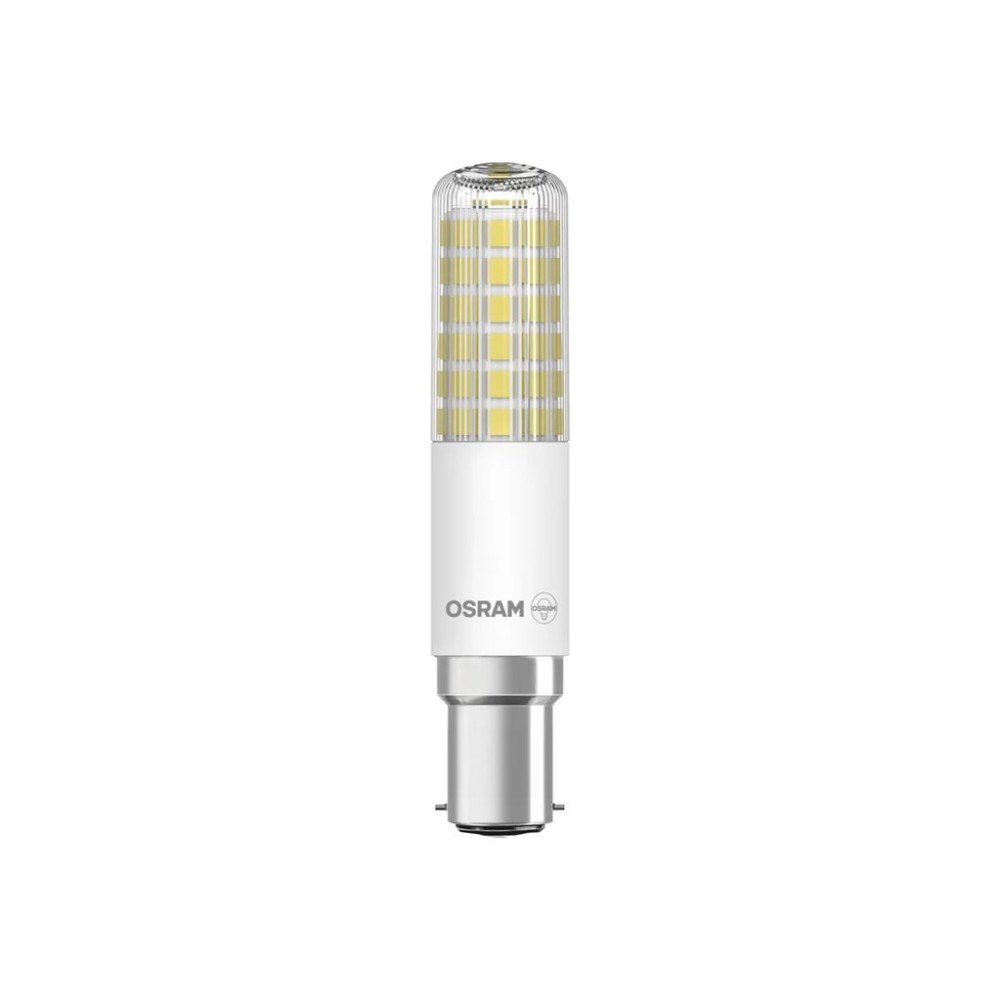 LEDVANCE OSRAM LED SLIM - LED-glödlampa - klar finish - B15d - 8 W - varmt vitt ljus - 2700 K