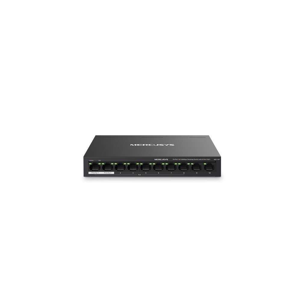Mercusys Mercusys MS110P V1 - switch - 10 portar