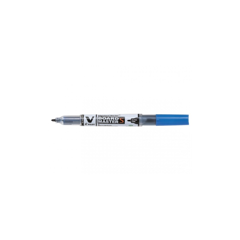 Pilot Pen Whiteboardmarker, Pilot V-Board Master, ultra fin, blå, pakk...