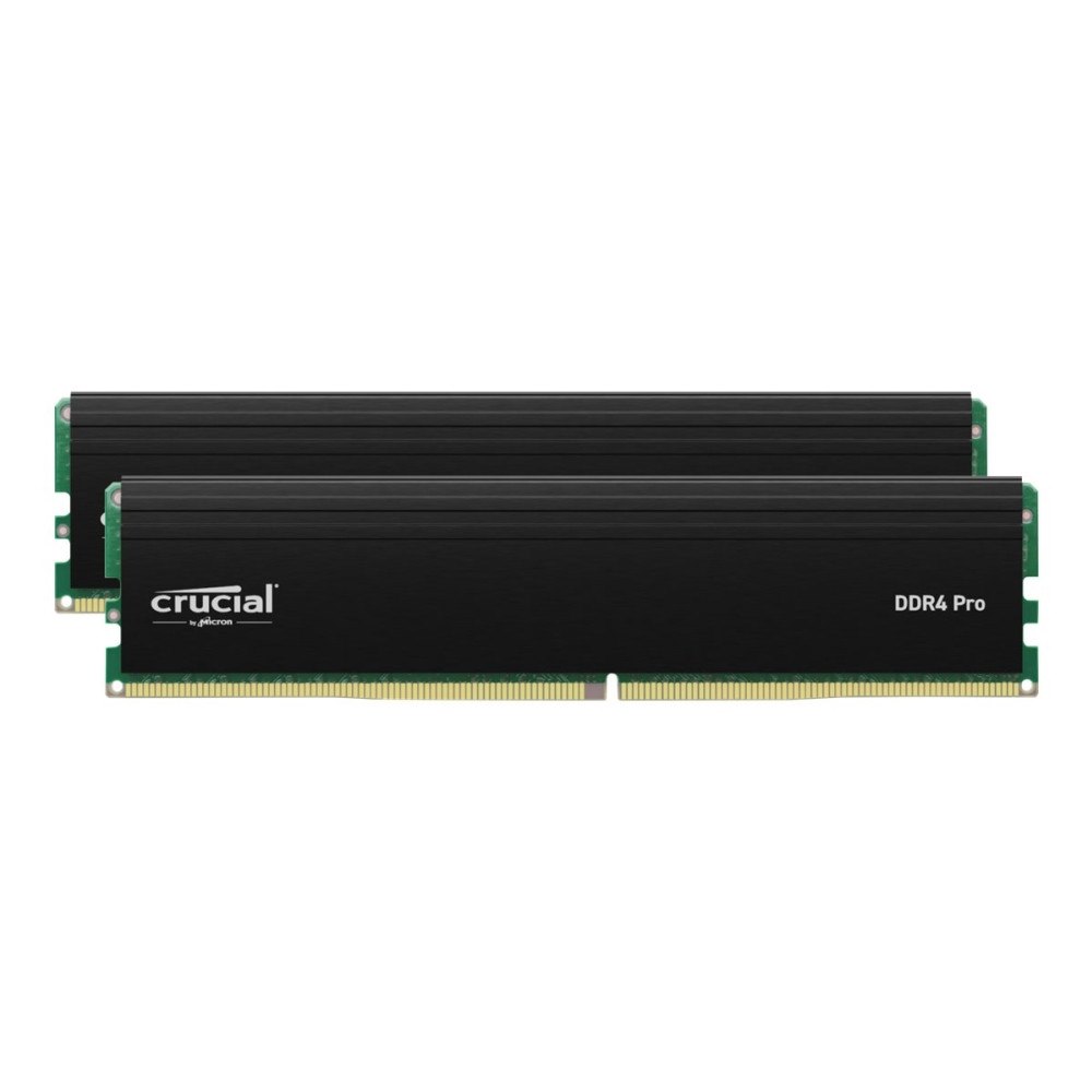 Crucial Crucial - DDR4 - sats - 32 GB: 2 x 16 GB - DIMM 288-pin / PC4-25600 - ej buffrad