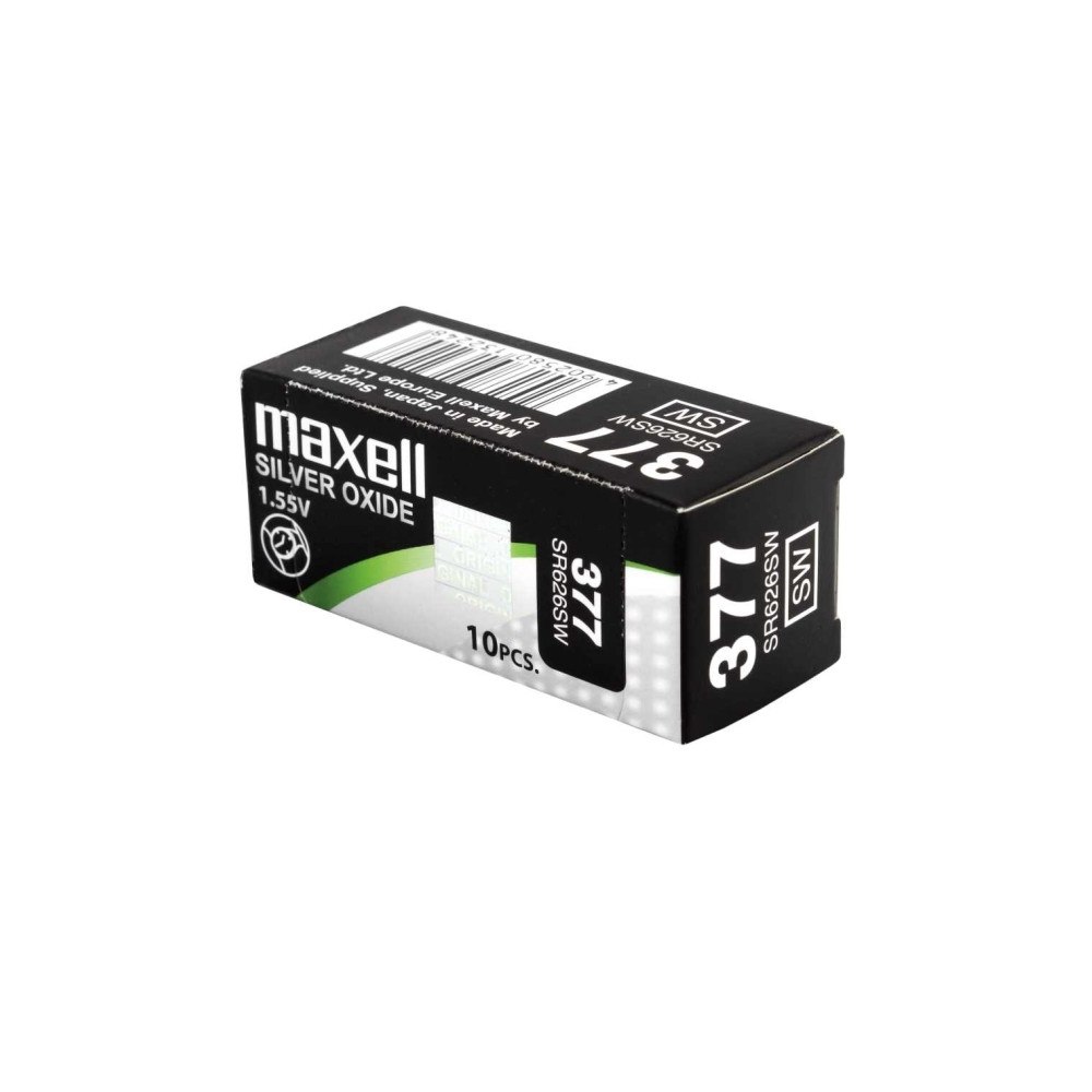 Maxell Maxell SR 626SW batteri - 10 x SR626SW - silveroxid