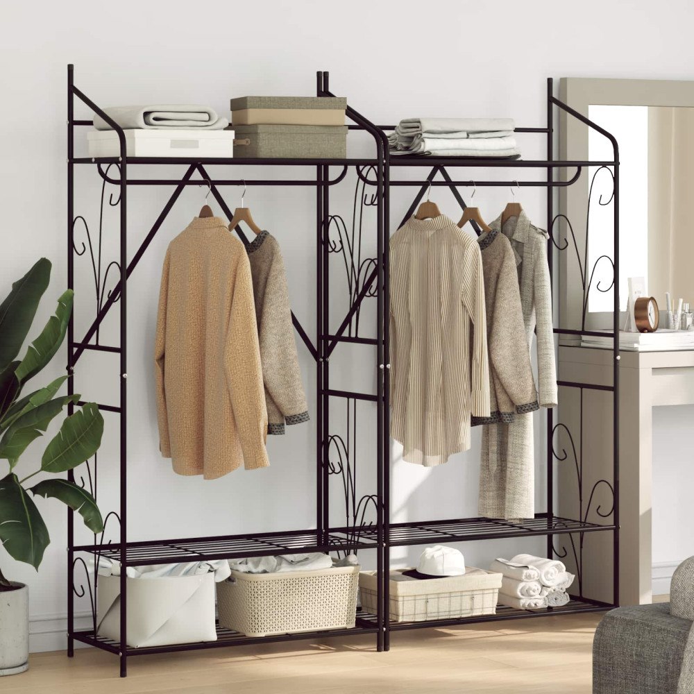 vidaXL Öppen garderob Enfärgad