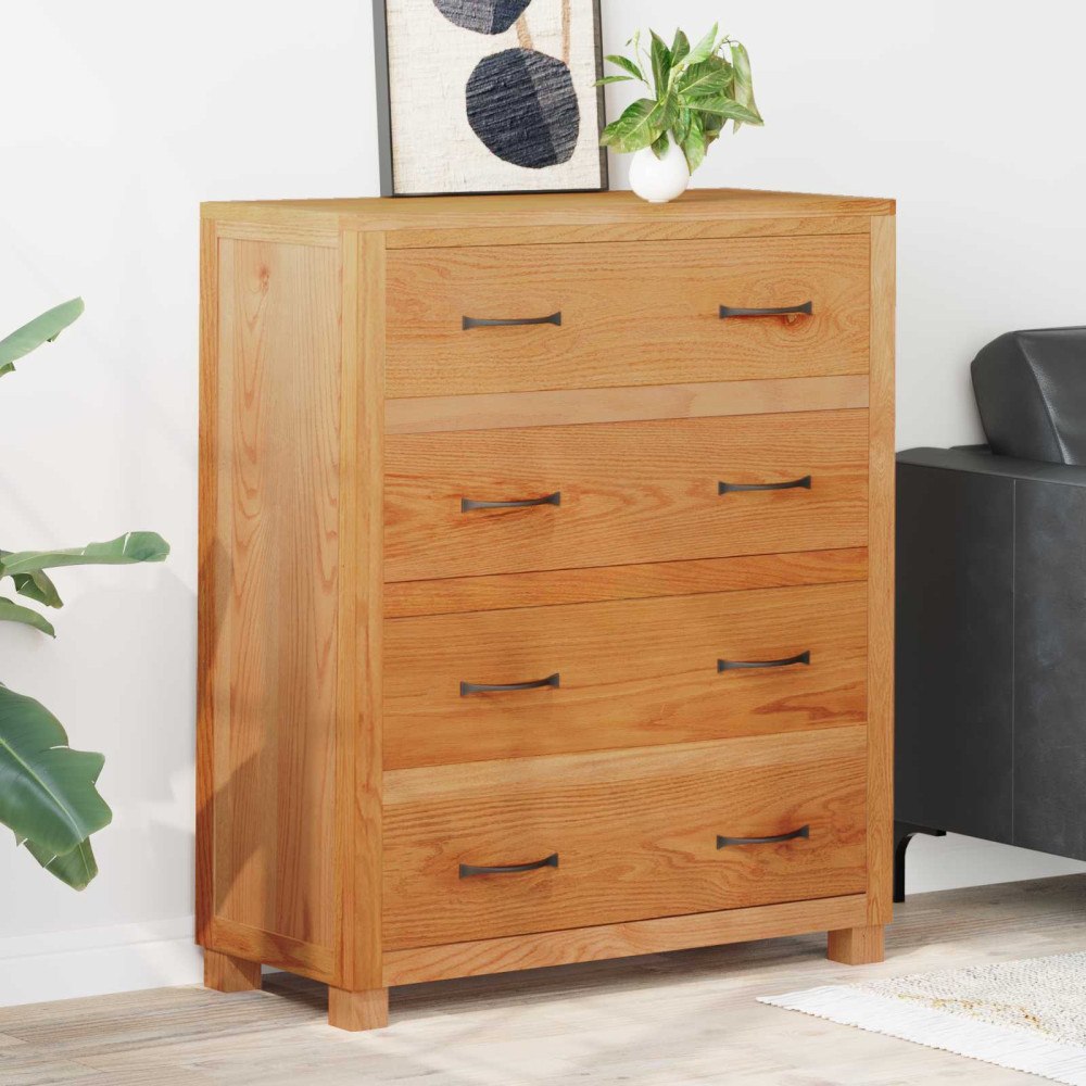 vidaXL Skåp med låda med lagring Brun Konstruerat trä