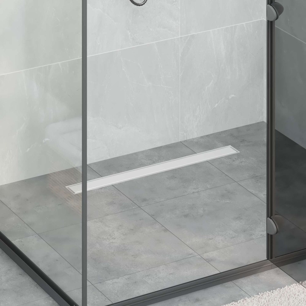 vidaXL 2 i 1 Duschavlopp Silver 70 cm Rostfritt Stål 304