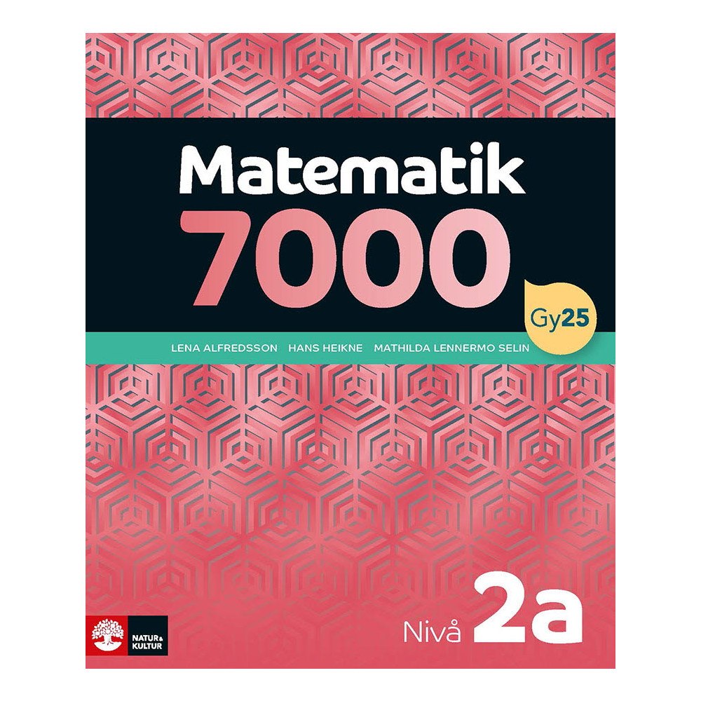 Lena Alfredsson Matematik 7000 nivå 2a (häftad)