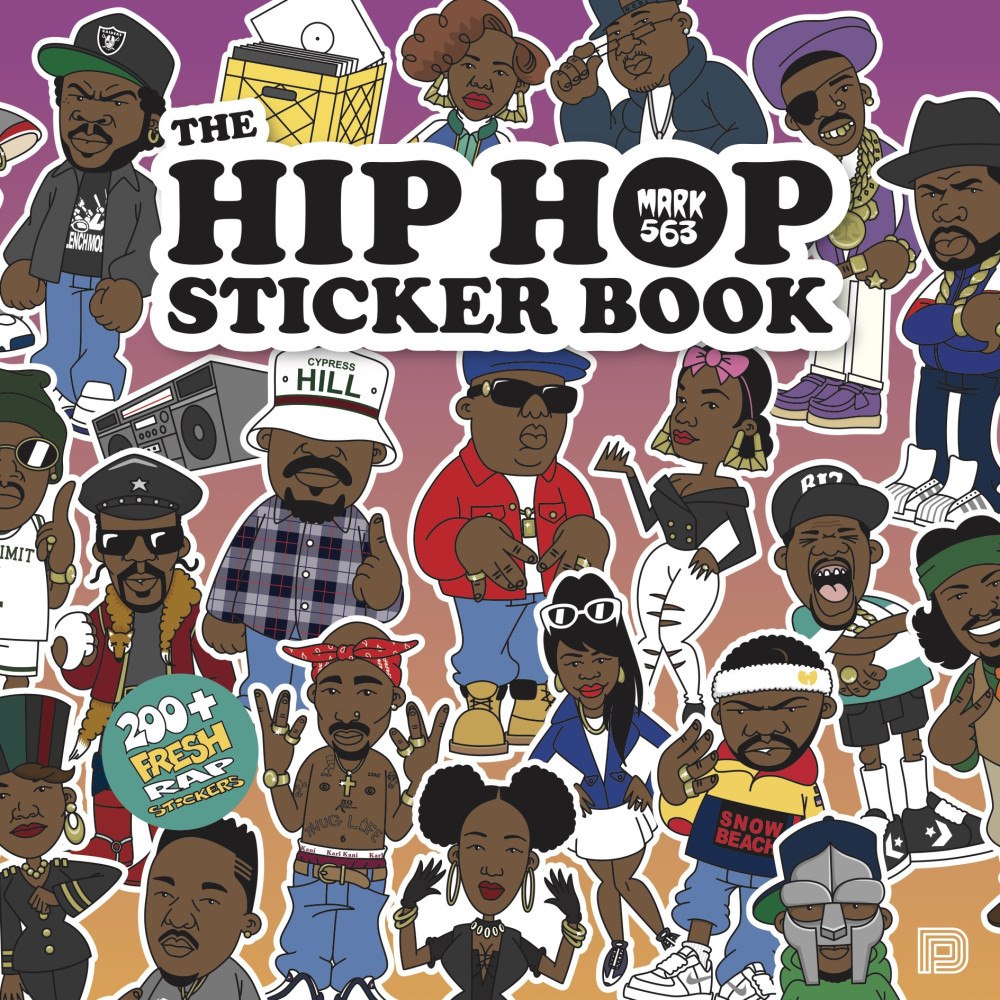 Mark 563 The Hip Hop Sticker Book (häftad, eng)