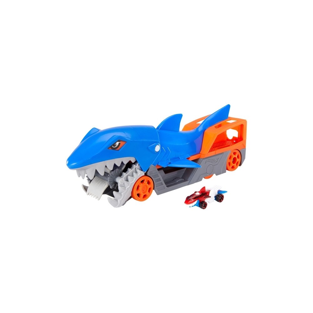Hot Wheels Hot Wheels City Shark Chomp-transportfordon, Fordonsset, 4 Å...