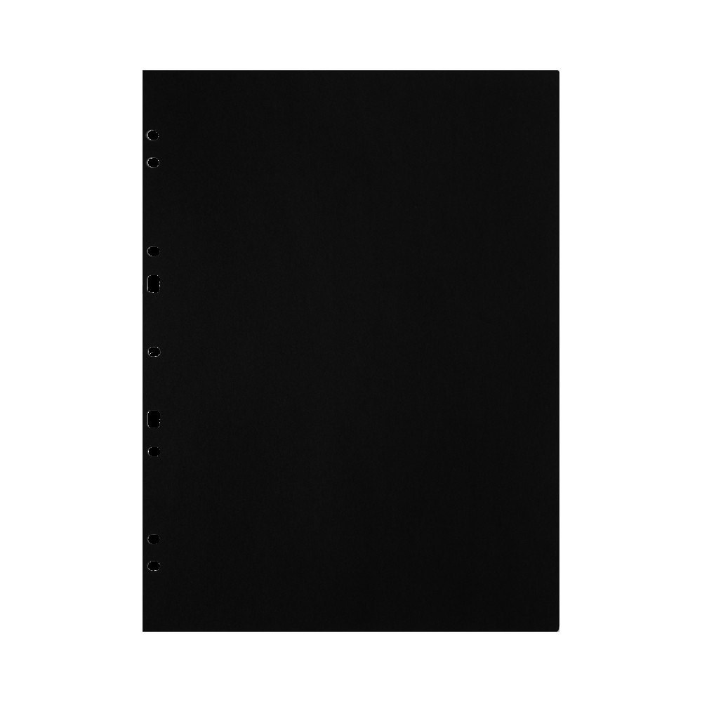 FOCUS Focus Carton Refillsheets for ringbinder A4 Black 30-pack