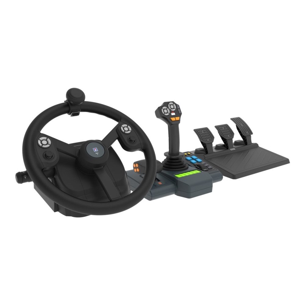 Hori HORI Farming Vehicle Control System - kit med ratt, pedaler och kontrollpanel - kabelansluten