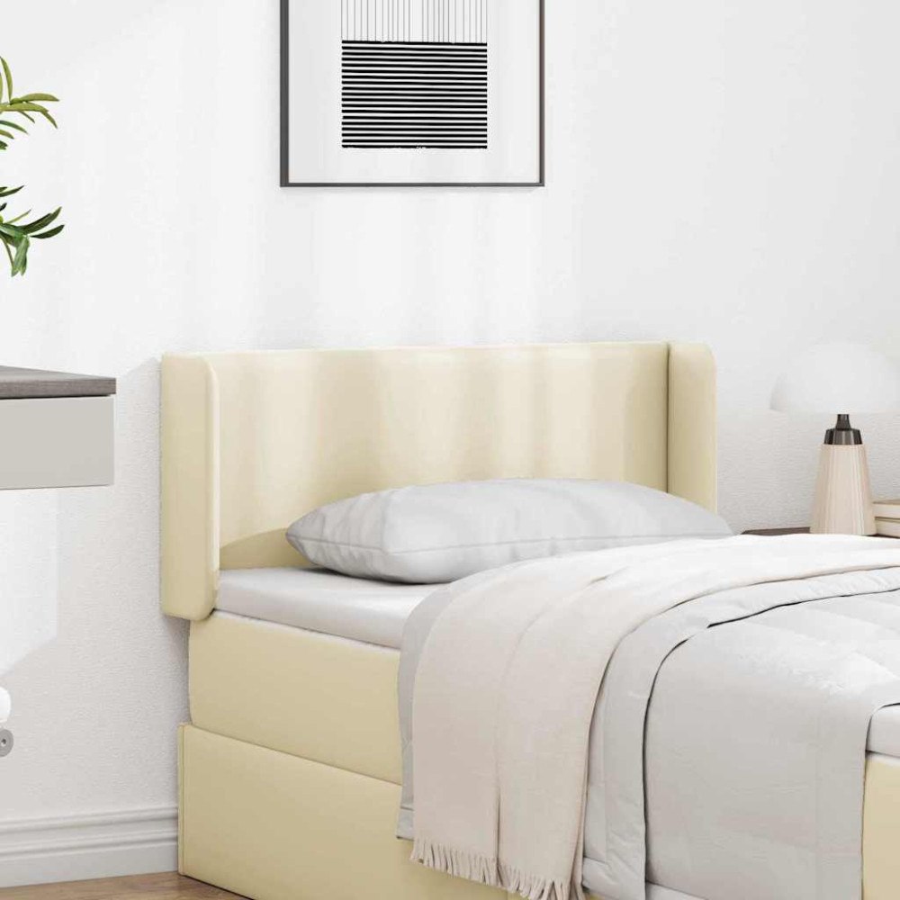 vidaXL Sänggavel Öra Kräm 40,5 x 40,5 x 4 cm PVC