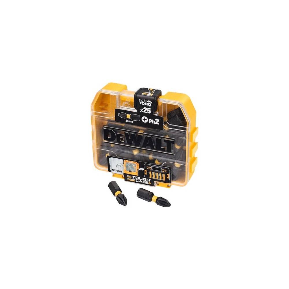 DeWalt DeWALT Extreme FLEXTORQ slagskruvmejselbit - 25 delar