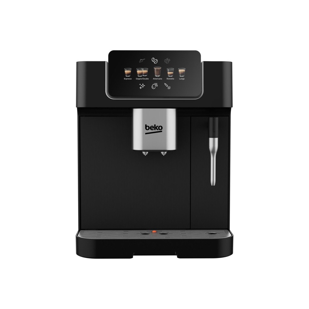 Beko Beko CaffeExperto CEG7302B - automatisk kaffekokare med mjölkskummare - 19 bar - svart